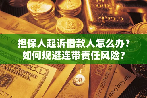 北京担保人起诉借款人怎么办？如何规避连带责任风险？
