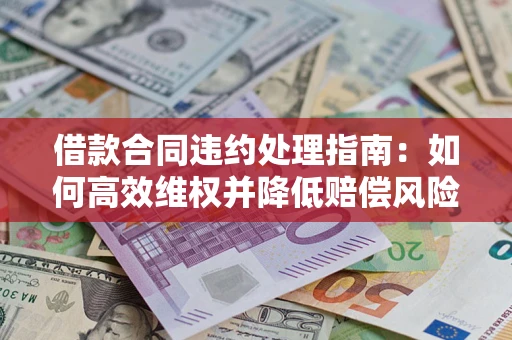 北京借款合同违约处理指南：如何高效维权并降低赔偿风险？
